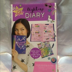 Light up diary